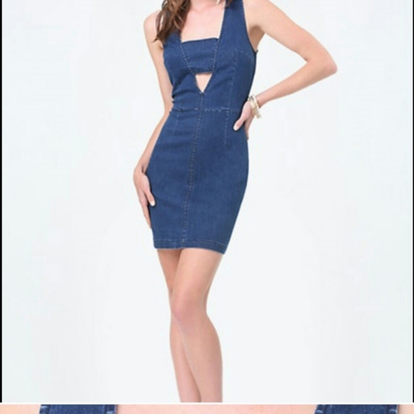 bebe Dresses & Skirts - Nwt denim dress